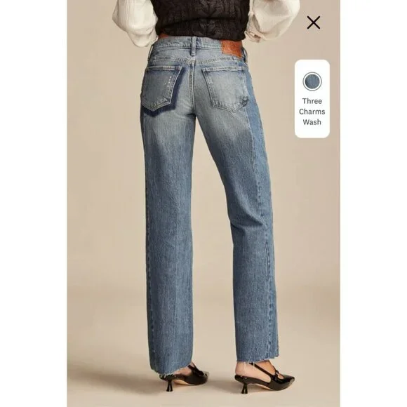NWT Lucky Jeans Size 18 / 34 Legend Easy Rider Boot Cut Medium Wash Three Charms - Picture 4 of 16